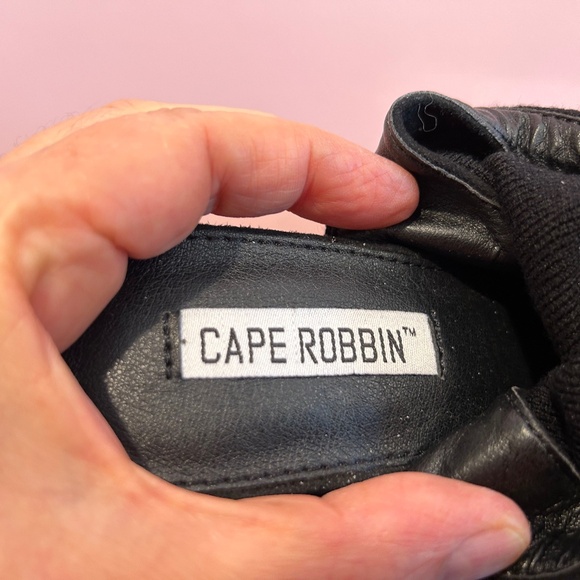 Cape Robbin Block Heel Open Toe Shoes Size 6.5 - Picture 4 of 11